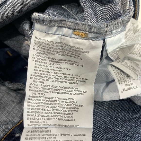 ZARA Z1975 Stamp distressed Basic Denim Jeans size 6 - Picture 13 of 13